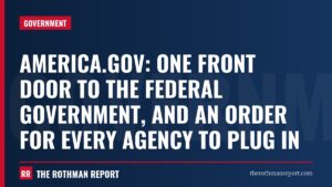 America.gov: one front door to the federal government, and an order for every agency to plug in