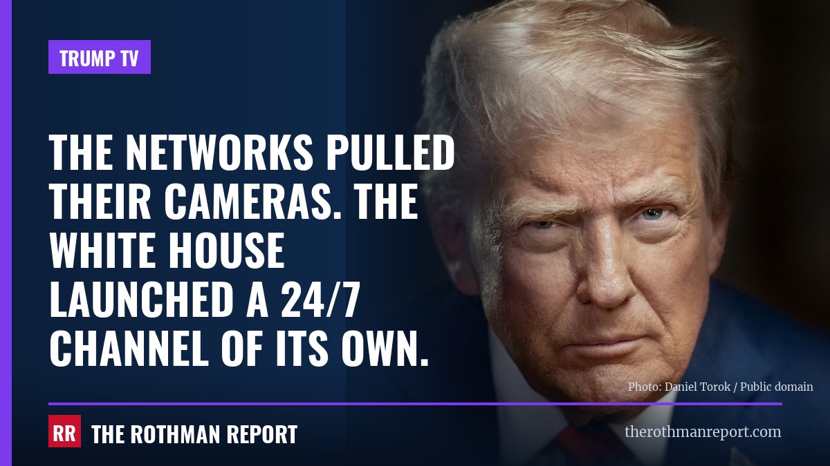 The networks pulled their cameras. The White House launched a 24/7 channel of its own.