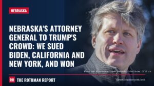 Nebraska's attorney general to Trump's crowd: we sued Biden, California and New York, and won