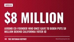Airbnb co-founder who once gave to Biden puts $8 million behind California voter ID