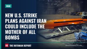 New U.S. strike plans against Iran could include the Mother of All Bombs