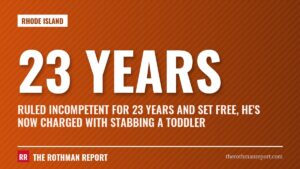 Ruled incompetent for 23 years and set free, he's now charged with stabbing a toddler