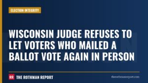 Wisconsin judge refuses to let voters who mailed a ballot vote again in person