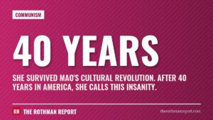 She survived Mao's Cultural Revolution. After 40 years in America, she calls this insanity.