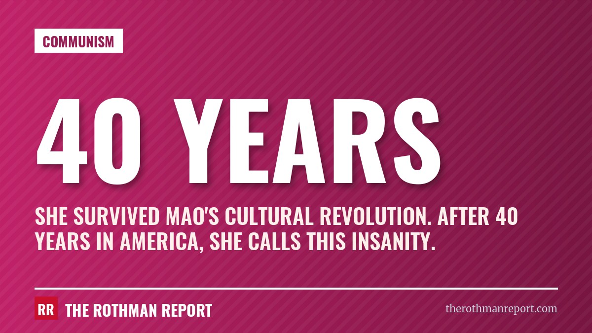 She survived Mao's Cultural Revolution. After 40 years in America, she calls this insanity.